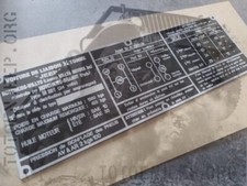 PLAKETTE PLATTE LABEL ALU