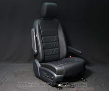 VW T6 Facelift T6.1 RHD Multivan HIGHLINE Leder Schwarz Fahrer Sitz Ledersitz