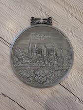 Zinn-Wandplakette Aachen –