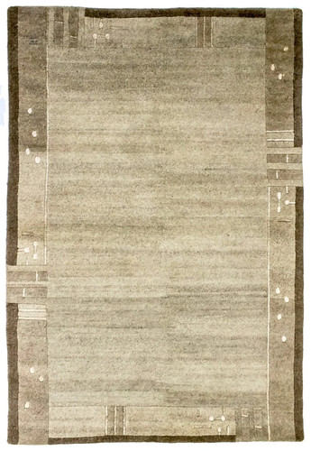Modern carpet hand knotted