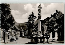 52253327 - 7808 Waldkirch Marktplatz mit Blick zum Kandel Ford Taunus Buckel