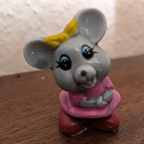 Dekofigur maus bemalt - dekofigur, maus,