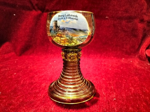 Glas weinrömer andenken burg - glas, "burg
