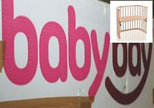 babybay 100111 Original Beistellbett aus massivem Buchenholz, Natur Lackiert