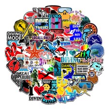 ⭐ 61 Stück Extreme Sports / Diving Tauschen Urlaub Koffer Aufkleber Stickerbomb