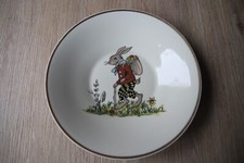 Rosenthal Teller Osterhase Osterteller Sammlerstück mit Goldrand 1950er Jahre