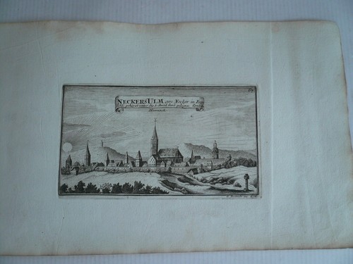 Neckarsulm anno 1720 - neckarsulm,,