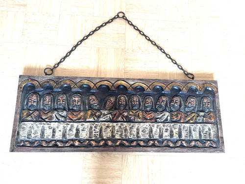Holzrelief wandbild - ,