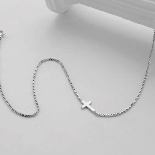 Kette silber kreuz - kette,
