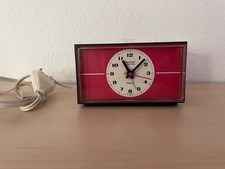 Vintage Wecker Mauthe elektr.-Synchron / Repeto- 60/70er Germany