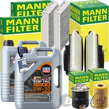MANN INSPEKTIONSPAKET+LIQUI 5W-30 ÖL passend für MERCEDES X164 W251 280-350 CDI