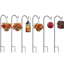 2-6er 100cm Metall Stab Garten