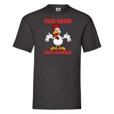 Der Herr der Hühner | Bauernhof | Hühnerstall | Landwirt T-Shirt Schwarz