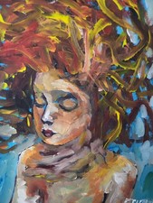 Ölbild Abstrakt Gemälde