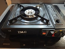 Camping Gaskocher mit Grillplatte