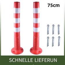 2 Stk 750mm PKW Absperrpfosten