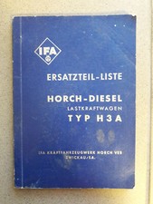 Ersatzteilliste Horch-Diesel LKW TYP H3A
