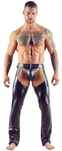 Chaps aus kunstleder - chaps, inkl