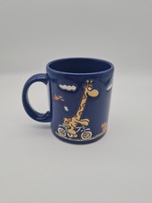 Wächtersbach Kaffeebecher Henkelbecher Tasse Giraffe Blau