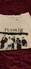 Neu! Runrig T-Shirt Beige Gr. XL 100% Baumwolle m.Bandaufdruck