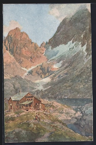 Künstler edward theodore - künstler-ak,