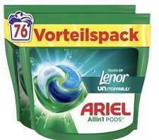 Ariel Waschmittel ~ unstoppables ~ All ~ in one Kapseln~ 76 WL ~Touch Of Lenor