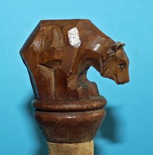 Alter Holz Zierkorken Bär /