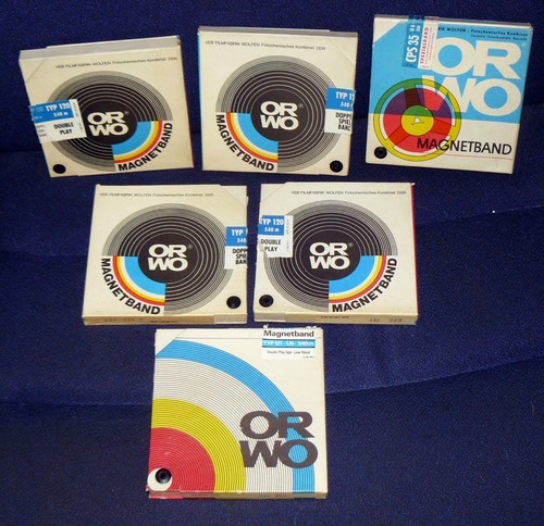 Orwo magnetband tonband - 6x,