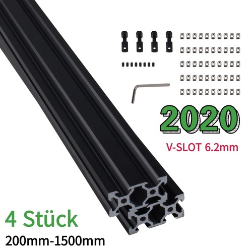Schlitz 2020 aluprofil - 4x,