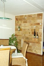 Weinkiste Blende Paneele Wandverkleidung Holzkisten Bordeaux Mouton Rothschild