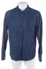 MUSTANG Jeans-Hemd L Blau