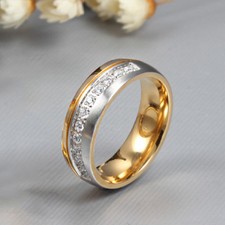 Damen Herren Zirkonia Ring