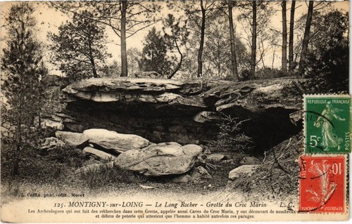 Cpa montigny sur loing - montigny-sur-loing, long
