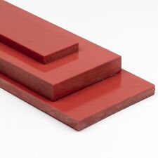 PVC Platte Zuschnitt Stärke 10mm rot Hart-PVC PVC-U Kunststoff Plastik flach 