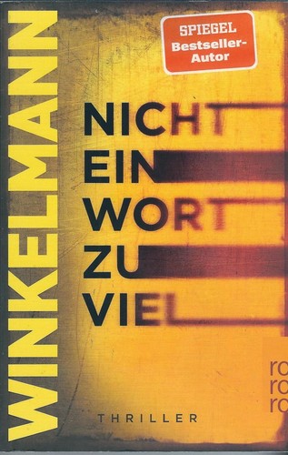 Nicht ein wort - nicht, zuviel