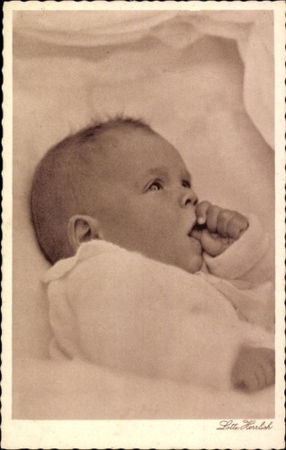 Baby porträt - ak, baby-porträt
