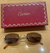 Cartier Original Sonnenbrille, 48*23, Gold