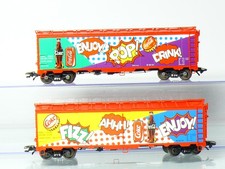 Märklin 45685 H0  US Kühlwagen Set  Coca Cola - KK-Kulissen , neu in OVP