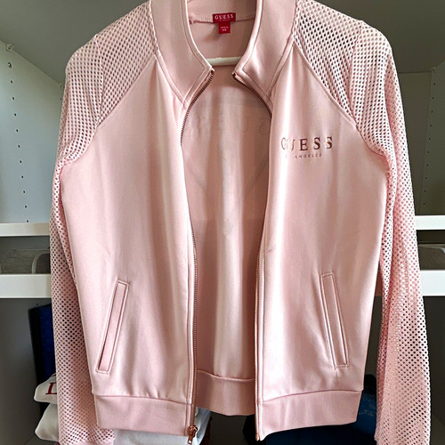 Guess damen jacke rosa mit - guess,