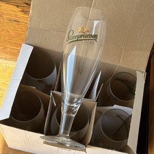 6 x Staropramen Bier Gläser