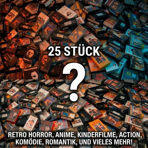 25x vhs kassetten - 25x,
