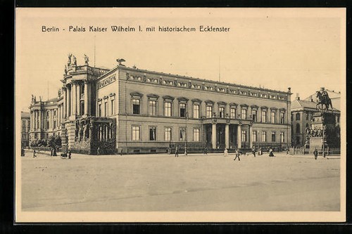 Ansichtskarte berlin palais - ansichtskarte,