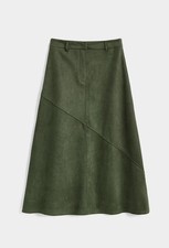 Midirock in Wildleder-Optik