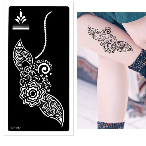 Henna tattoo schablone - henna,