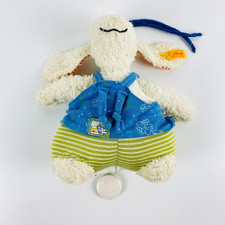 Steiff Wolkenlämmle Schaf Lamm Spieluhr Frottee Schlaf Kindlein Schlaf 21cm