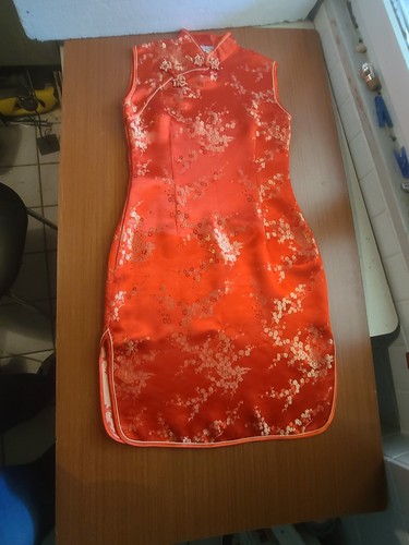 Asiatisches cheongsam - gr., xl