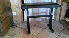 Klavierbank, matt schwarz, ca. 70 cm breit (Erwachsene(r) und Kind),  Lift