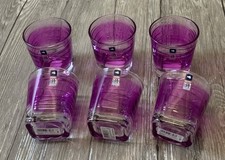 LEONARDO  Vario STRUTTURA Trinkgläser-Set  6er 250 ml Lila Glas(R9B)