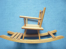 ältere Schaukel Schaukelstuhl Wippe aus Holz für Puppen Teddybären Spielzeug