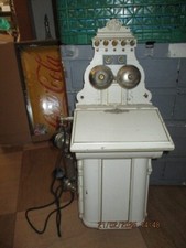 Antikes altes Wandtelefon mit Kurbel um 1910 Dänemark guter Zustand